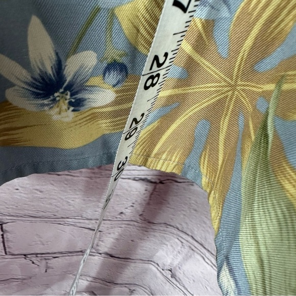 pusser's west indies hawaiian camp shirt Tropical Floral Men's sz L silk/cotton - Picture 5 of 6